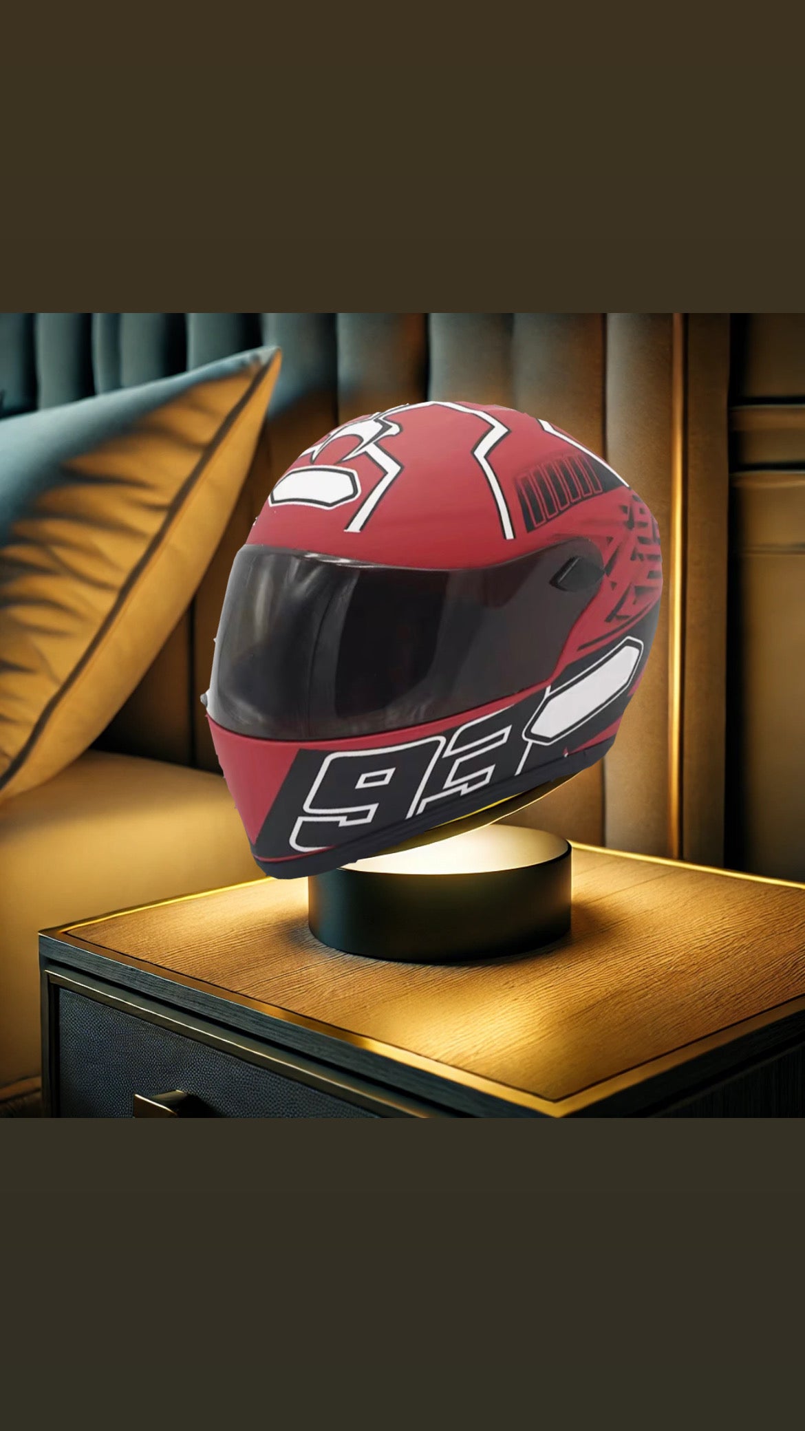 Mini Motorbike Helmet Light #3